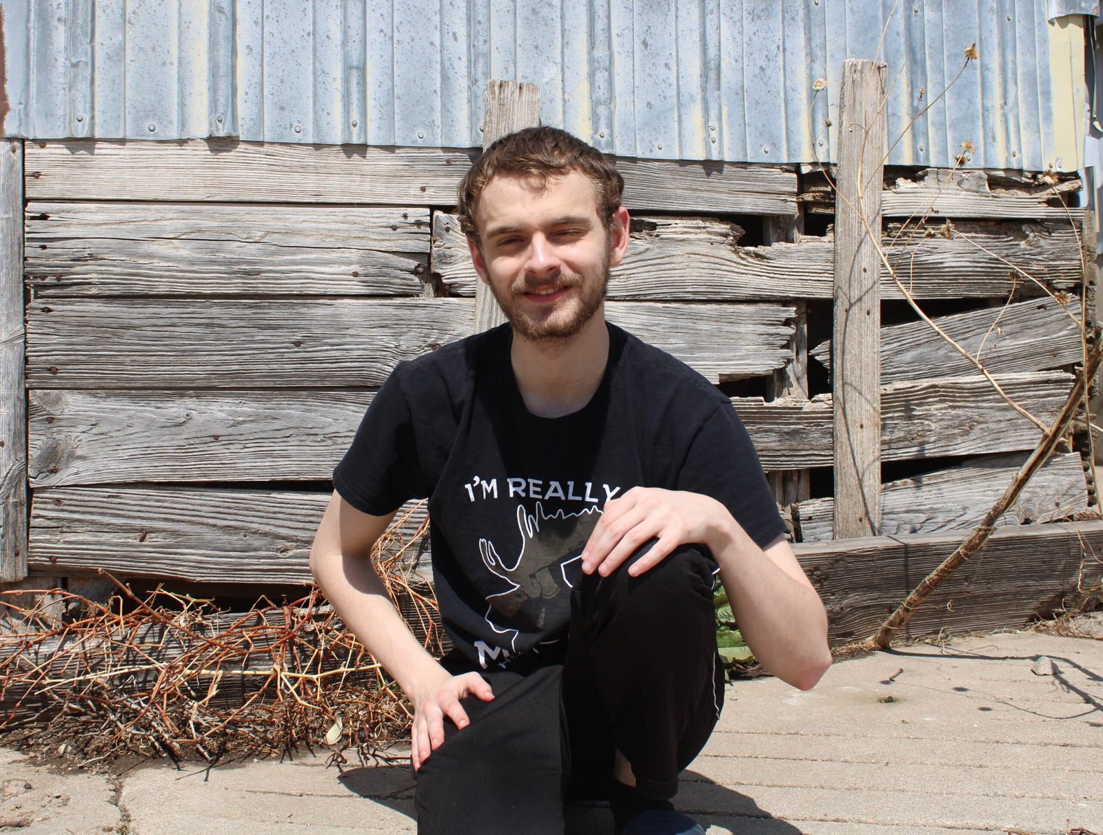 Stephen outside on a warm sunny day.